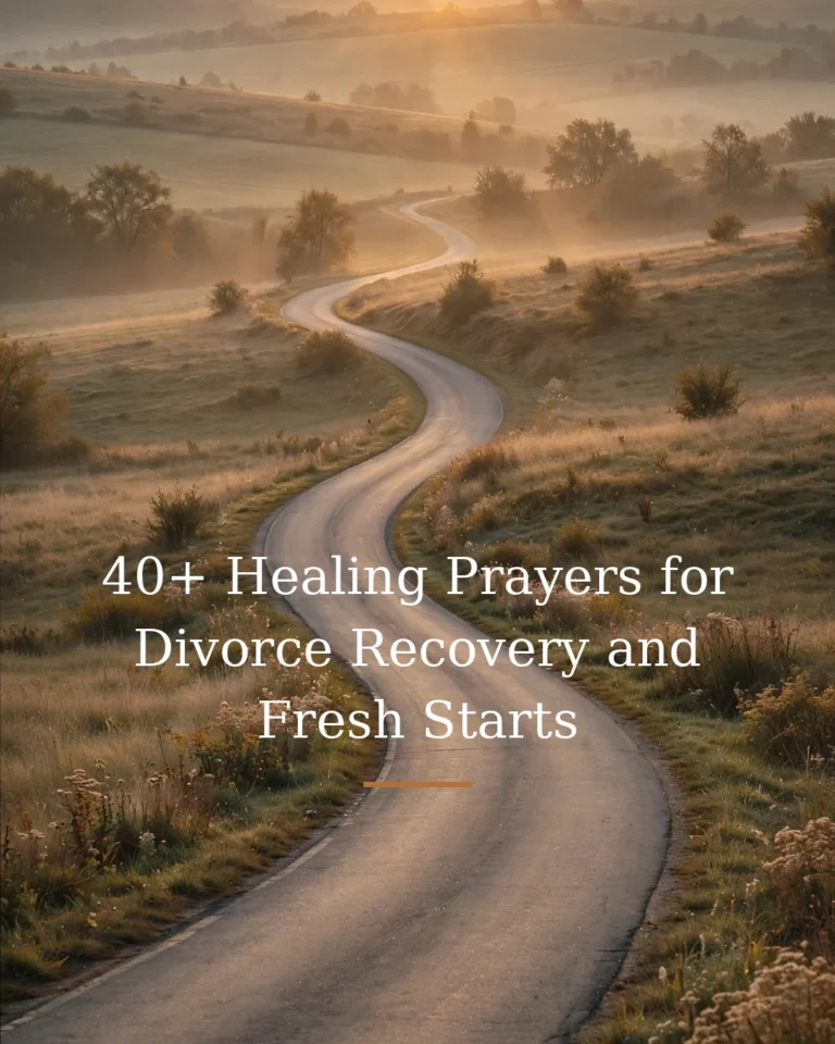 40+ Healing Prayers for Divorce Recovery and Fresh Starts