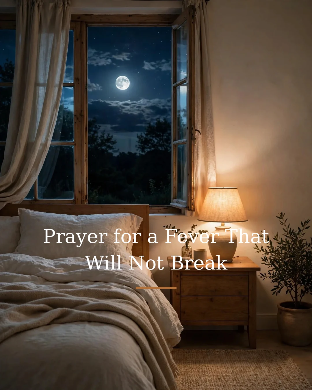 Prayer for a Fever That Will Not Break