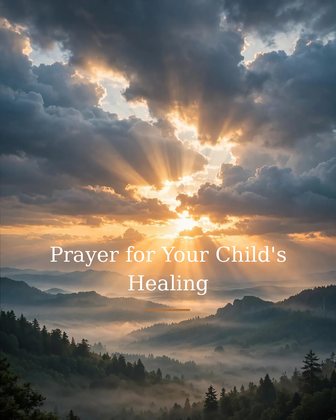 Prayer for Your Child's Healing