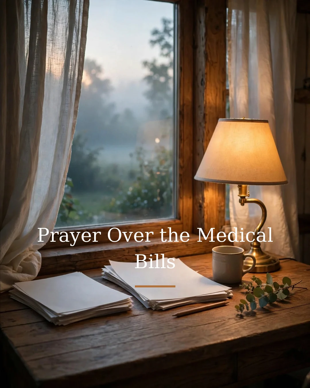 Prayer Over the Medical Bills