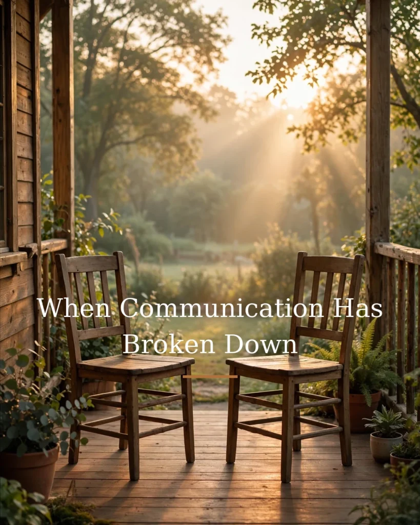 When Communication Has Broken Down