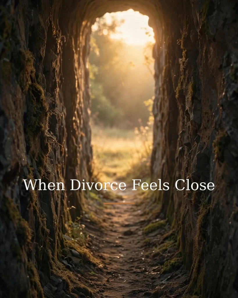 When Divorce Feels Close