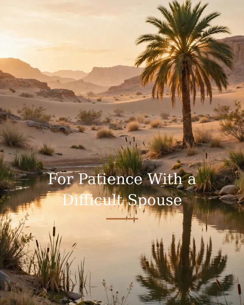 For Patience With a Difficult Spouse