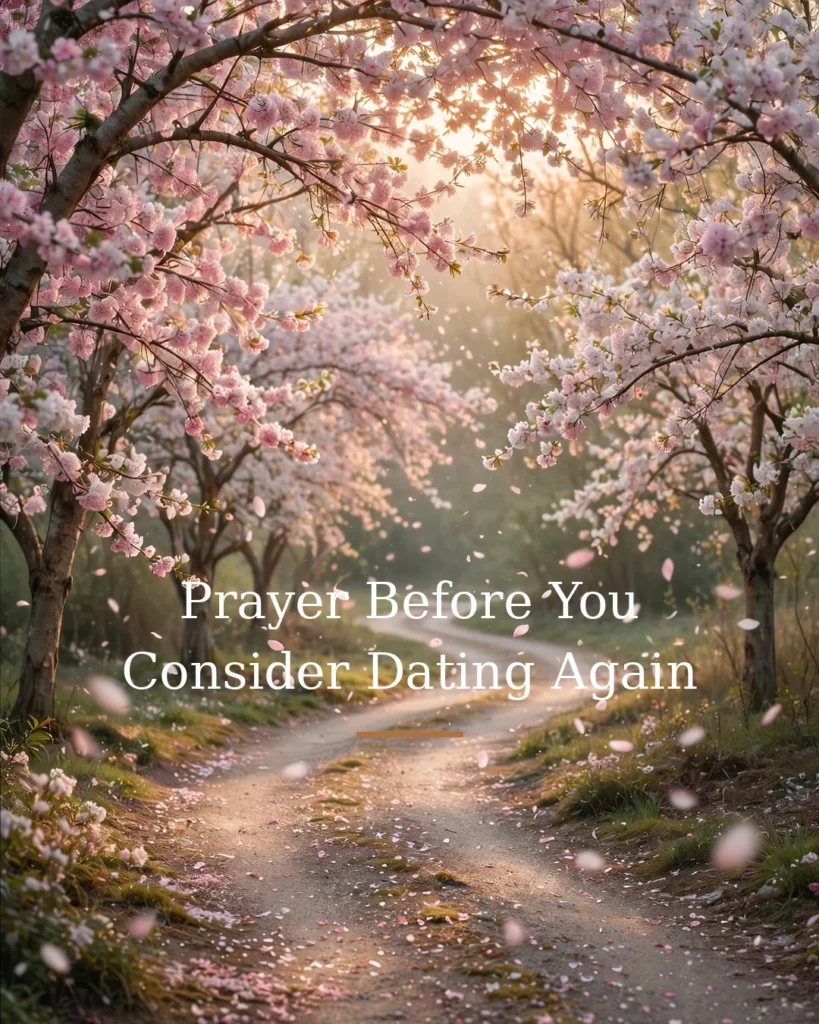 Prayer Before You Consider Dating Again