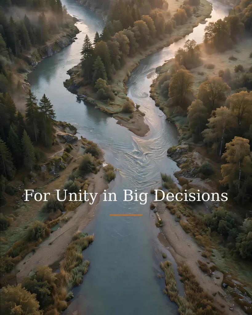 For Unity in Big Decisions