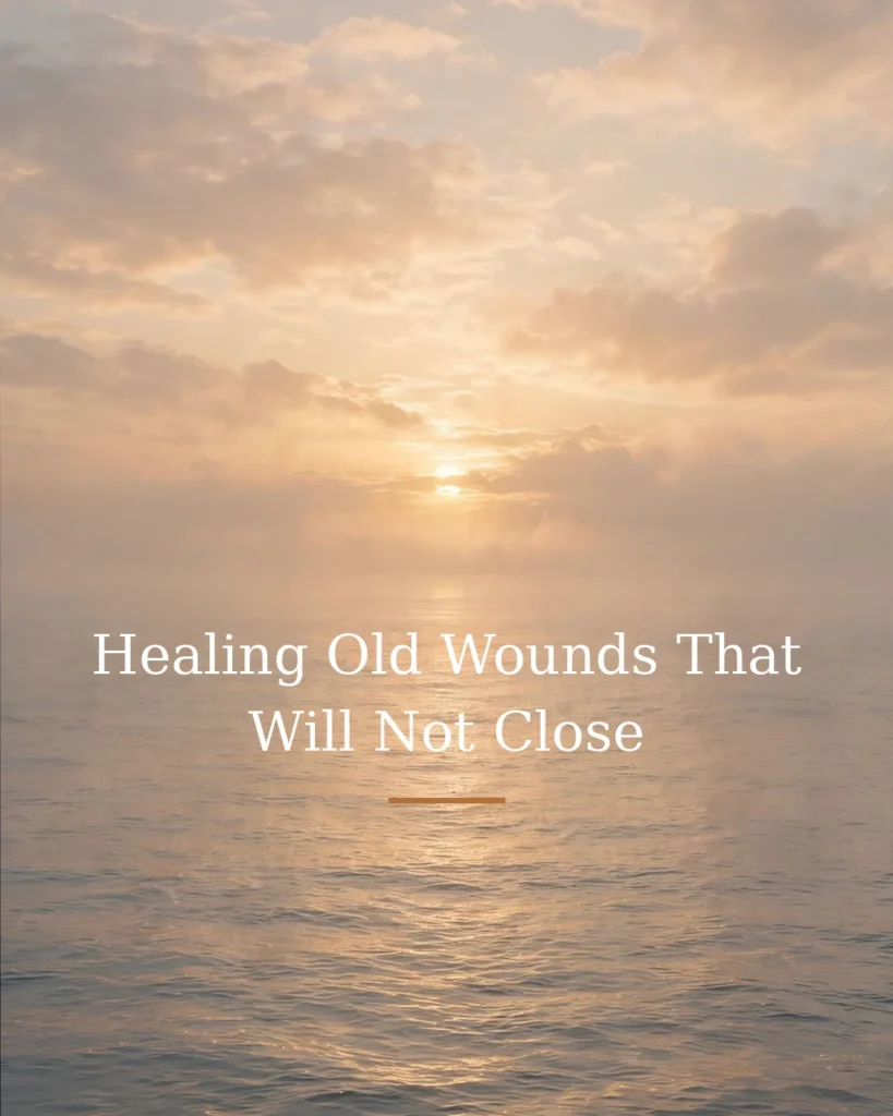 Healing Old Wounds That Will Not Close