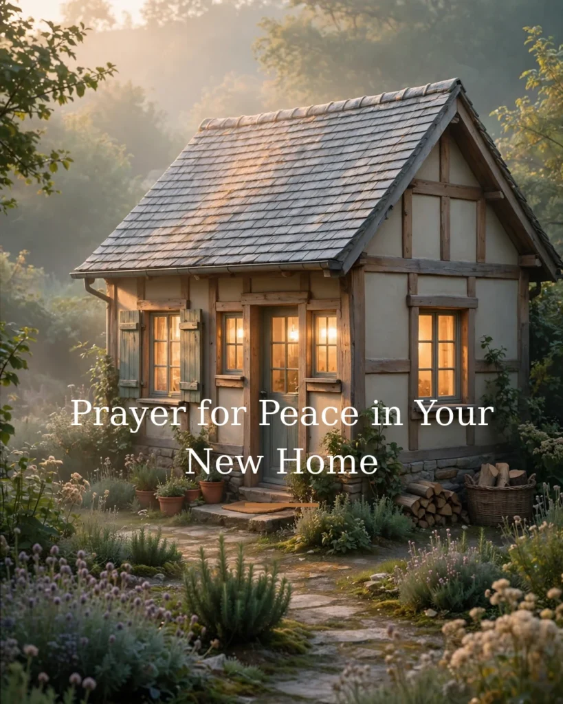 Prayer for Peace in Your New Home