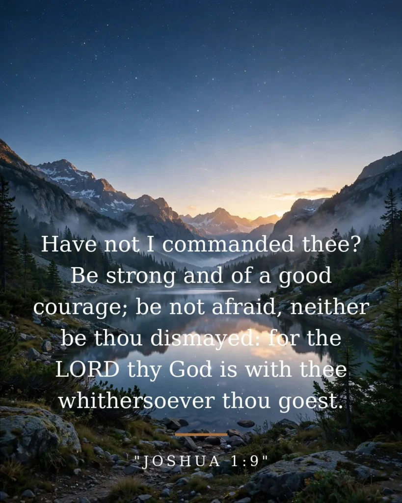 Joshua 1:9