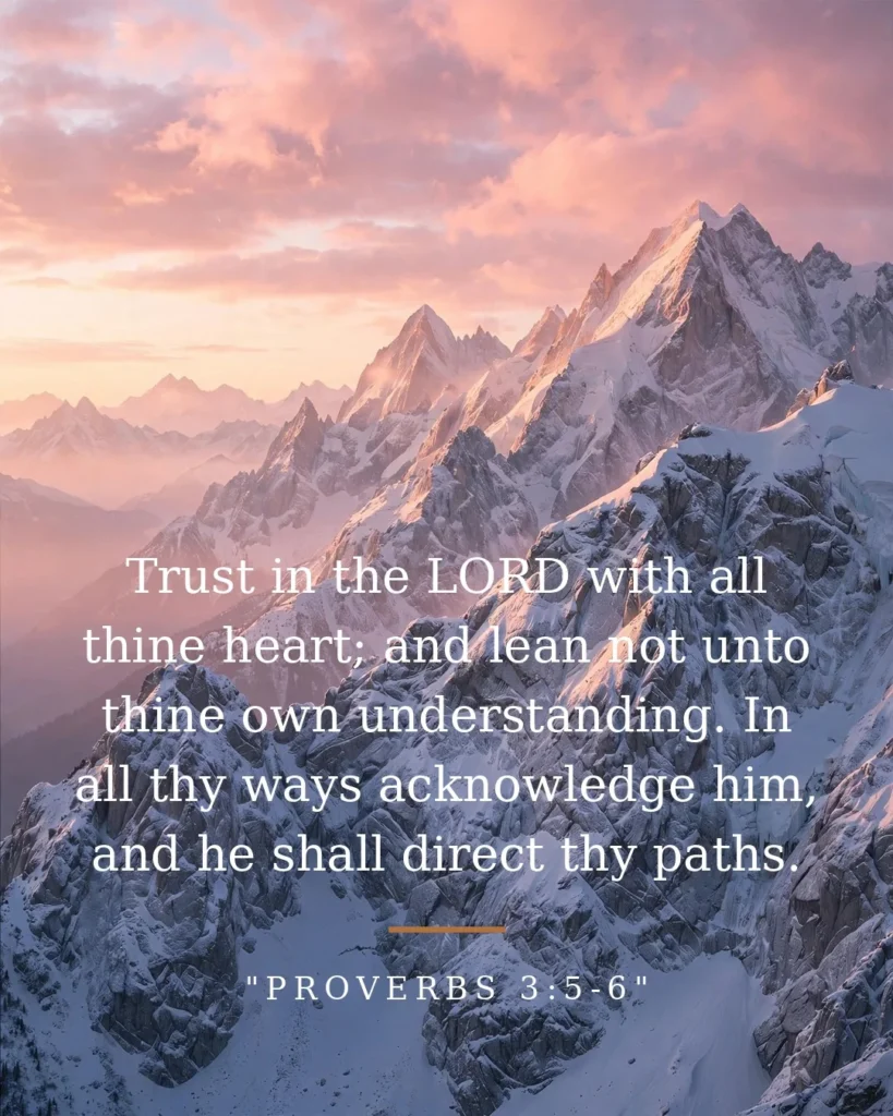Proverbs 3:5-6