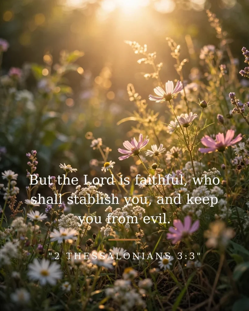 2 Thessalonians 3:3