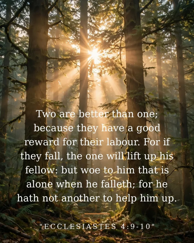 Ecclesiastes 4:9-10