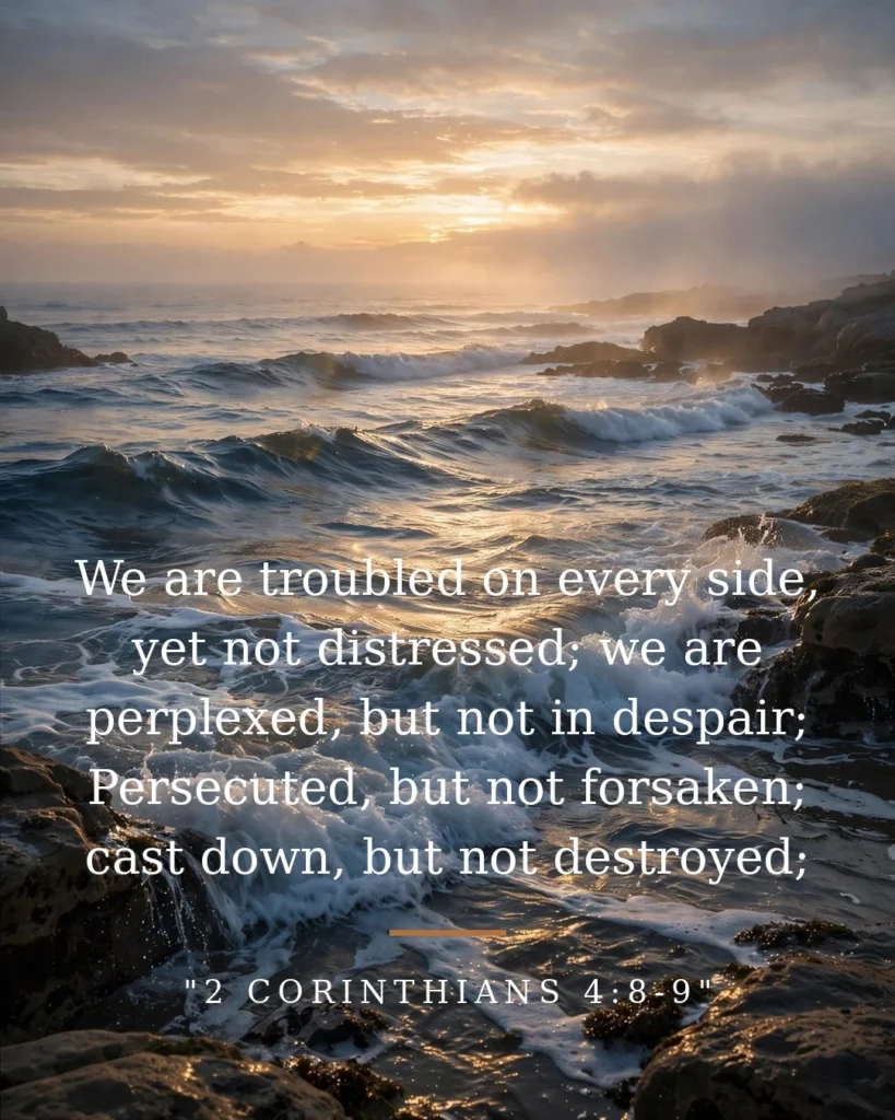 2 Corinthians 4:8-9